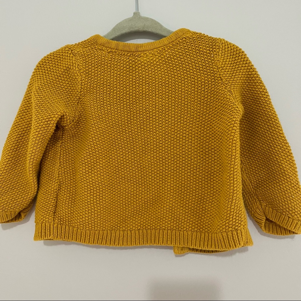 HM baby sweater size 4-6 months in mustard - Picture 3 of 3